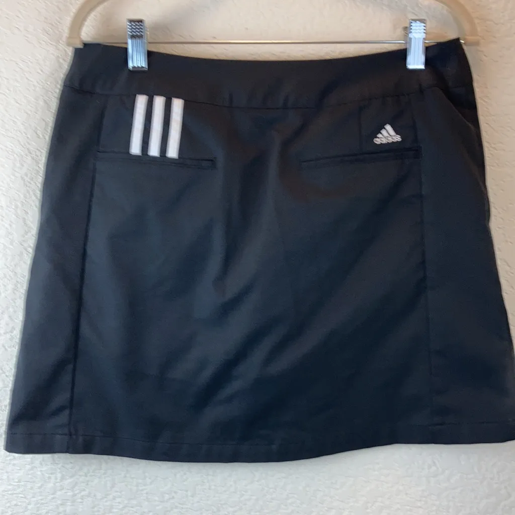 🌞Adidas Black ClimaCool Golf or Tennis Adidas Logo on Back Skorts A146 - Image 2