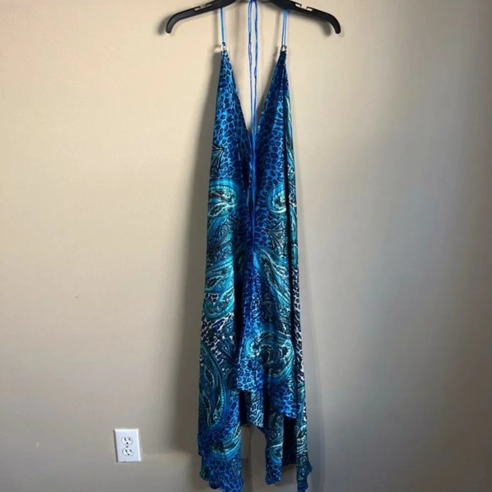 NWT Designs one size blue coverup dress - Image 5