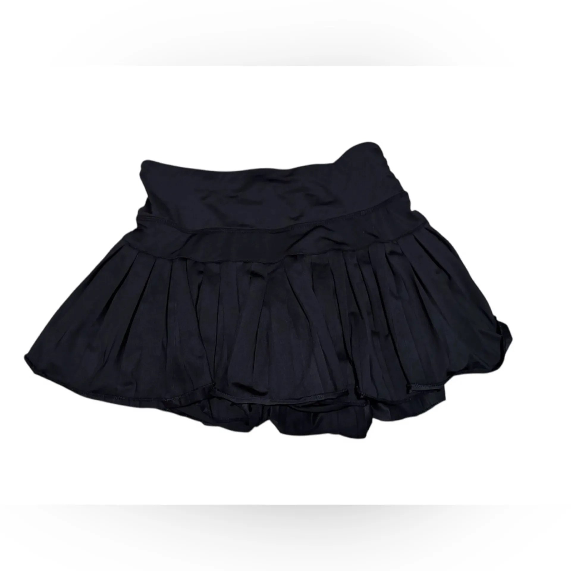 Gold Hinge pleated tennis skirt black small - Image 3