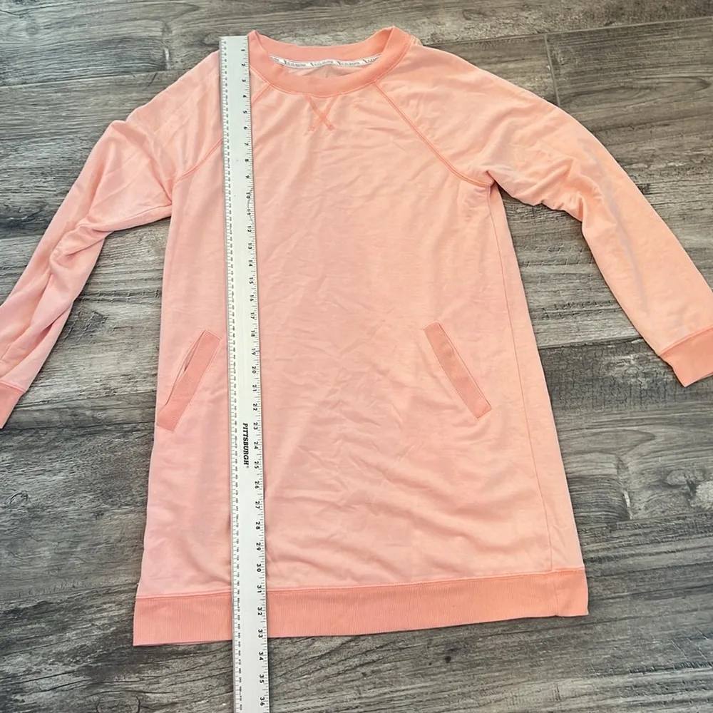 Koolaburra by Ugg Slate Coral Peach Sweatshirt Dress Small soft comfy  #159 - Image 6