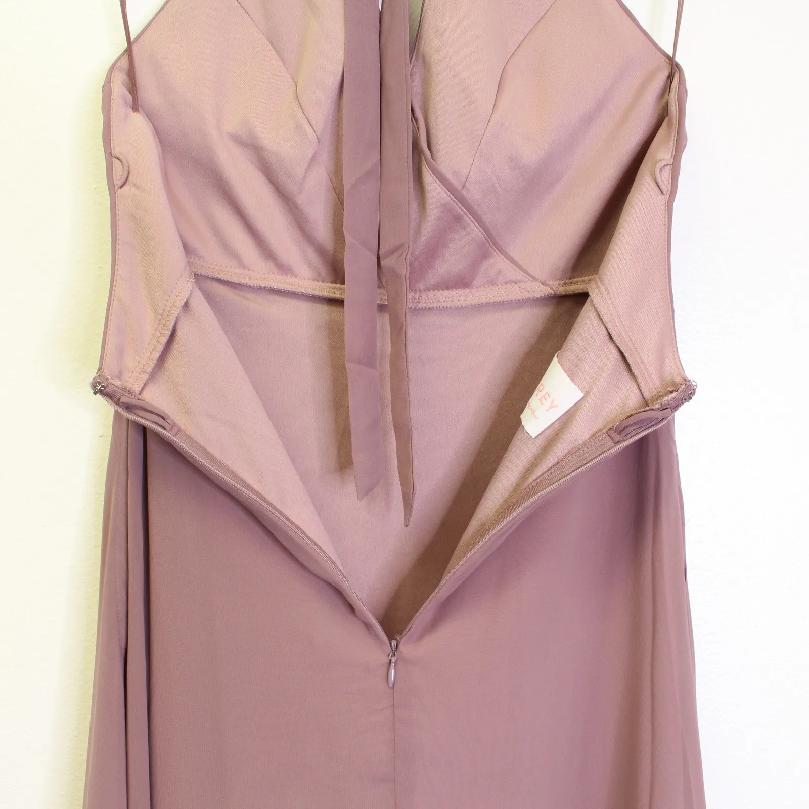 Birdy Grey Moni‎ Convertible Halter Maxi Dress in Dark Mauve Size XS - Image 8