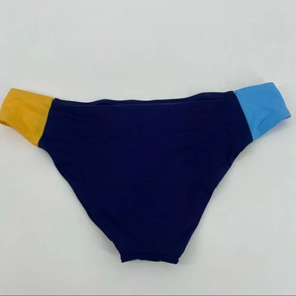 ‎Mossimo Colorblock Bikini Bottom Blue Size L - Image 3