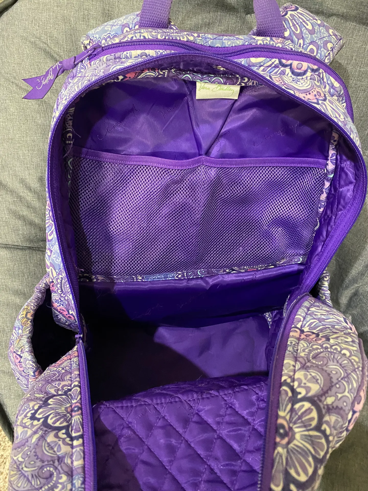 Vera Bradley Backpack & Lunchbox Set - Image 3