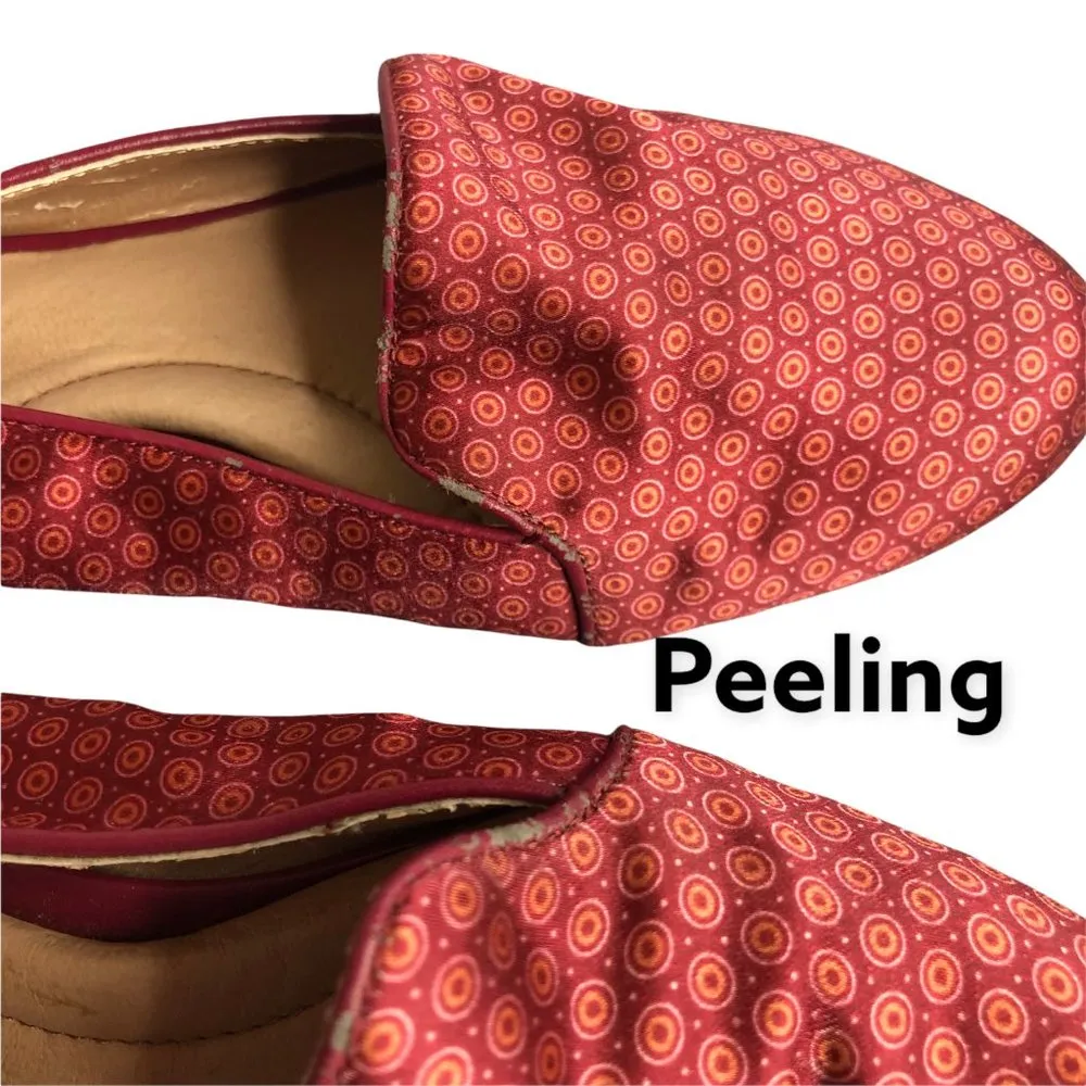 Lands’ End Maroon Round Toe Flats - Image 7