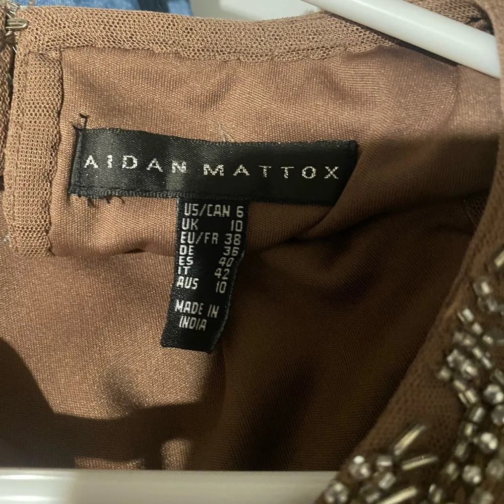 Aiden Mattoc Sequin Dress Size 6, Lined. - Image 6