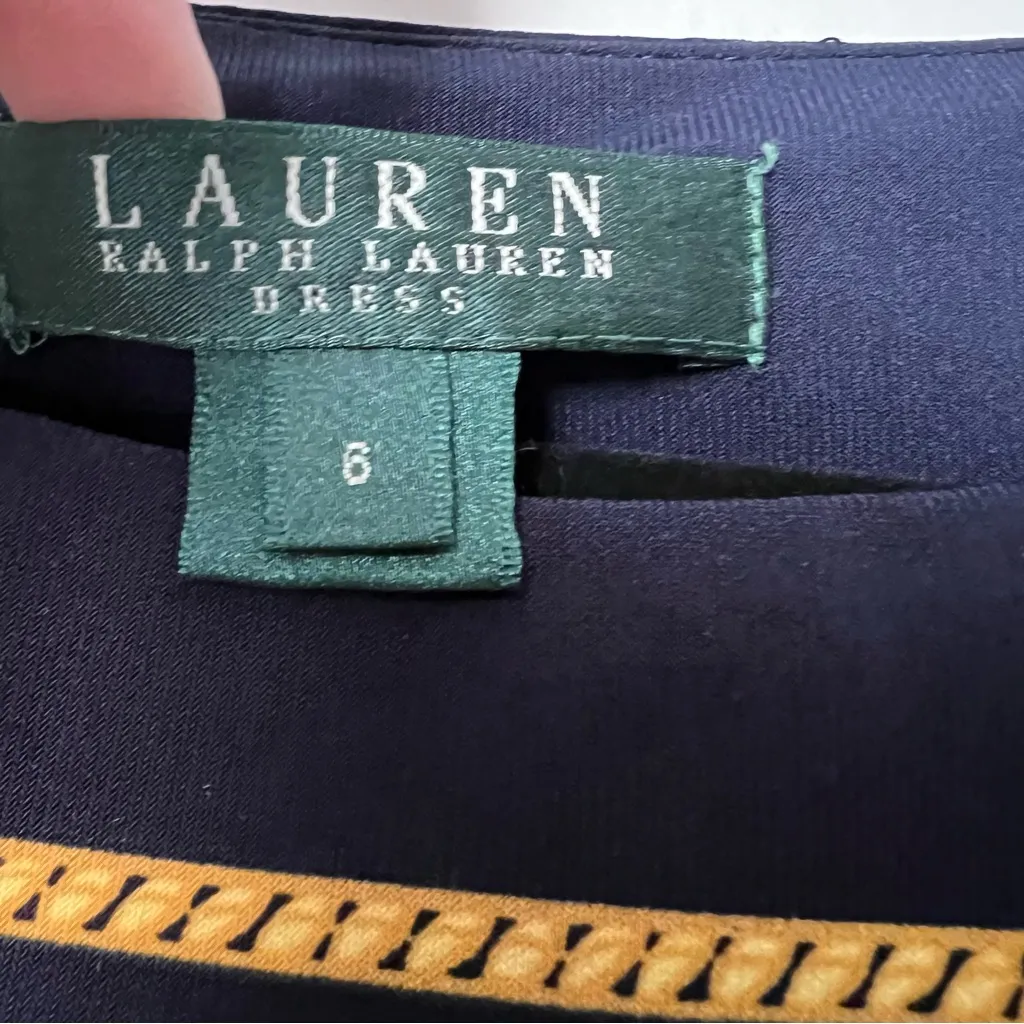 Lauren Ralph Lauren Scarf Print Equestrian Print Sleeveless Pullover Dress - Image 4