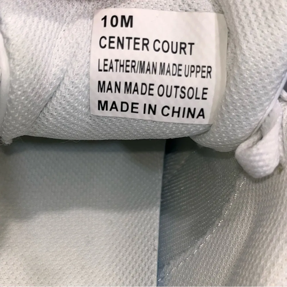 Tretorn Center Court White Leather Lace Up Sneakers Women’s size 10 - Image 8