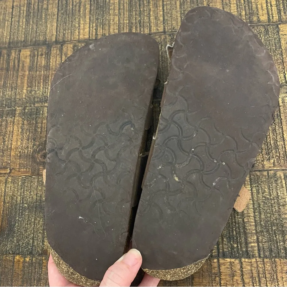 Mayari Women's Mocha Birko-Flor Toe Loop Sandals Size 38 - Image 6