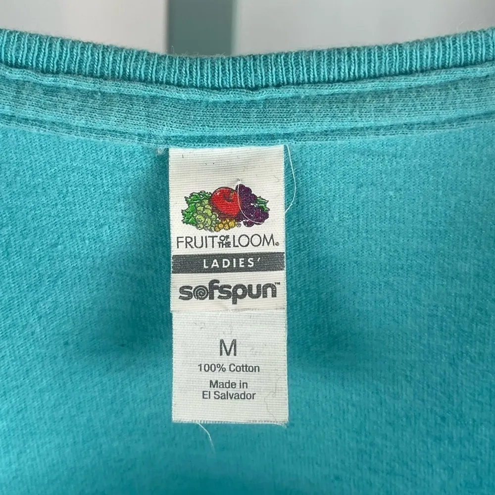 Fruit Of The Loom Sofspun Medium Moonshine Whiskey Graphic T Shirt Pastel Bright - Image 6