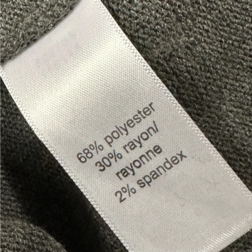 Maurices Gray Cowl Neck Grommet Laced Back Long Sleeve Babydoll Knit Tunic M - Image 7