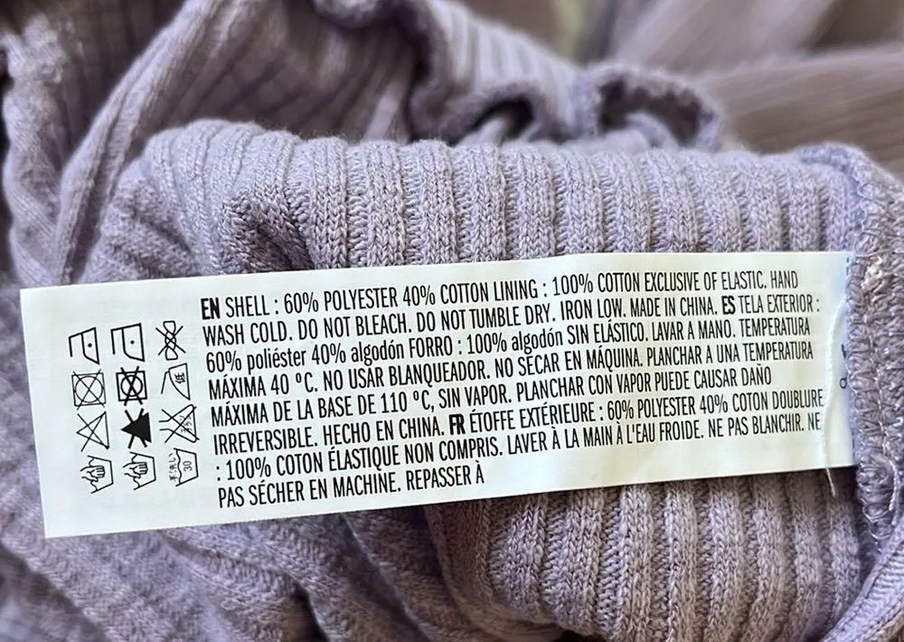 FREE THE ROSES Pants Rib Lounge wide leg  in purple size Medium - Image 13