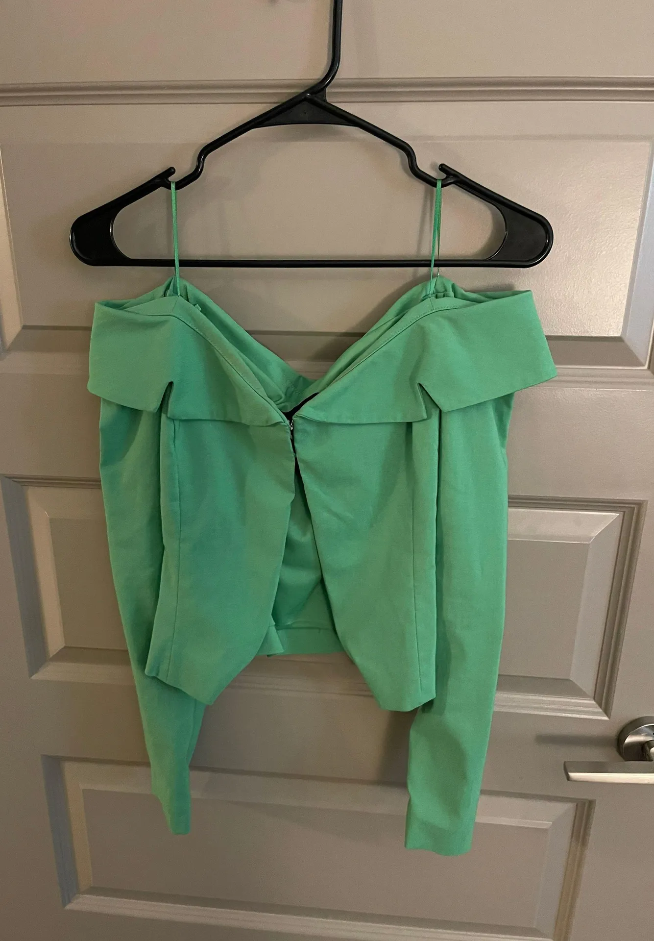 Green  Off Shoulder Top - Image 2