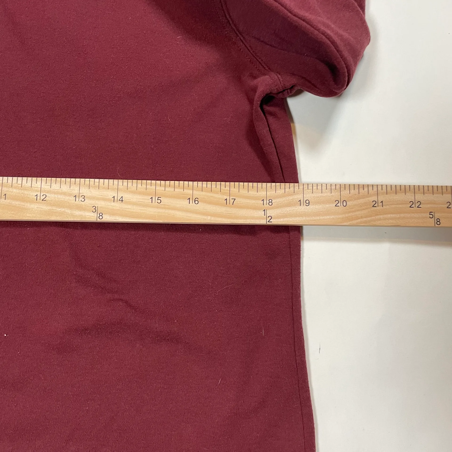 L.L Bean Womens Turtleneck Sweatshirt Long Sleeve Burgundy Size Medium  Womens  - Image 6