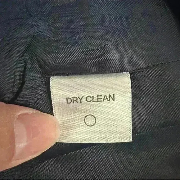 Jessica London Blazer Linen Blend‎ Womens Sz 14 Blue Lightweight Padded Shoulder - Image 9