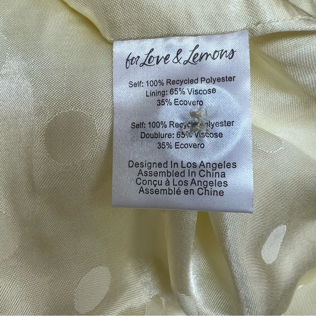 For Love & Lemons Courtney Gabardine Boyfriend Women’s Blazer Size Medium NWT - Image 6