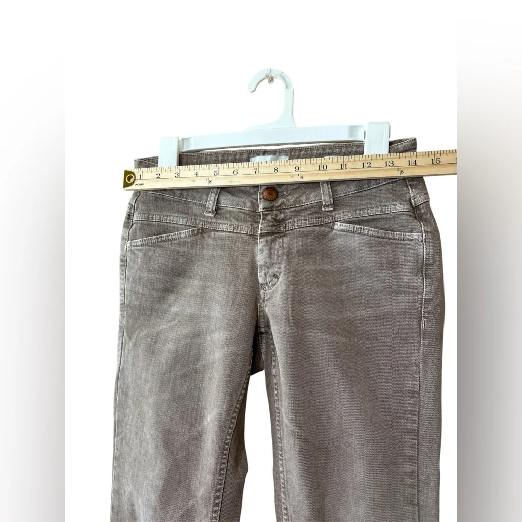 Closed Starlet Women Denim Cropped Jean,Size 28,made in Italy Tan - Image 10