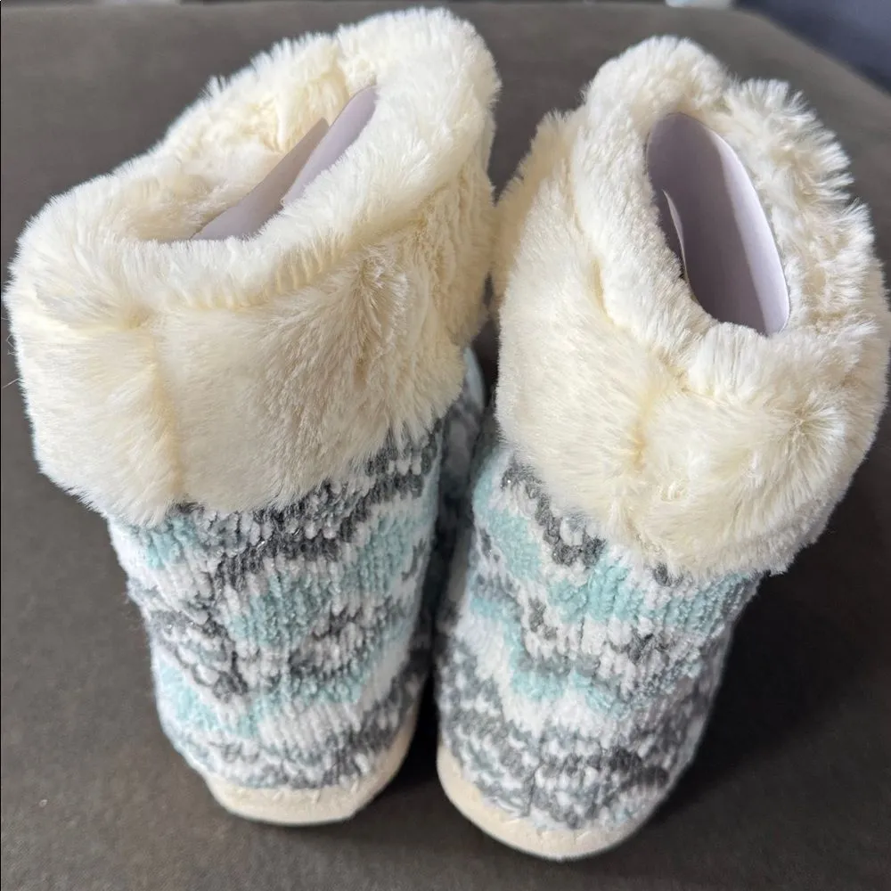 Women’s Wayland Square Quilted Slipper Boots Faux Fur Lining Size S 7 - Image 4