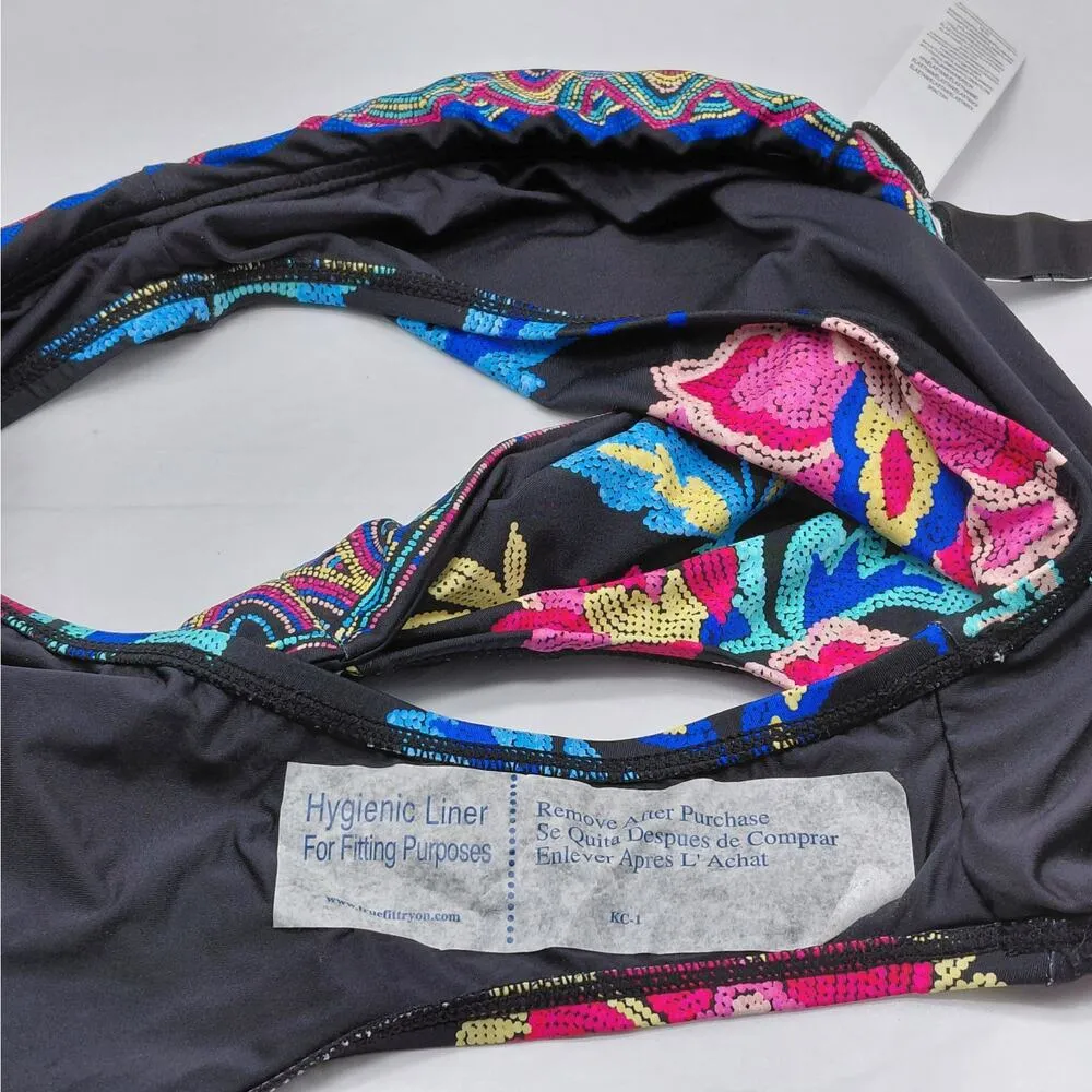 La Blanca Midnight Magic Banded Hipster Swimsuit Bottoms Women's 10 Beach Summer - Image 9