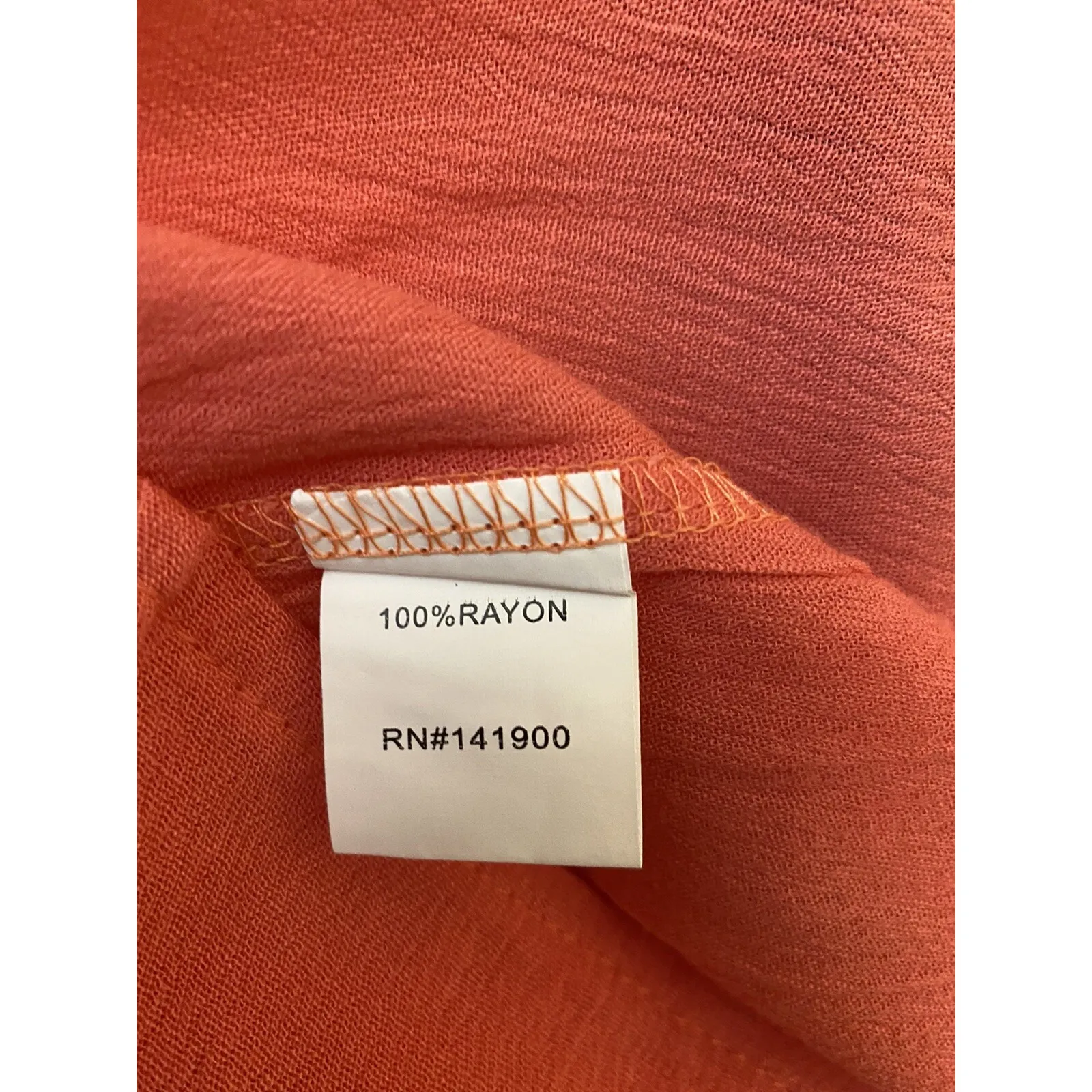 #12 NWT! Women's Coral Tunic with Embroidered Neck, Velzera, Sz: M - Image 4