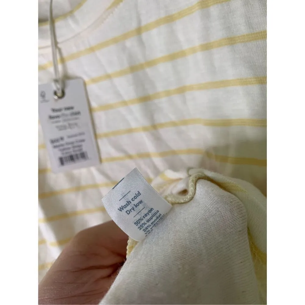 Marine Layer MARLIE DROP CREW STRIPE long sleeve shirt women's size XS NEW NWT - Image 7