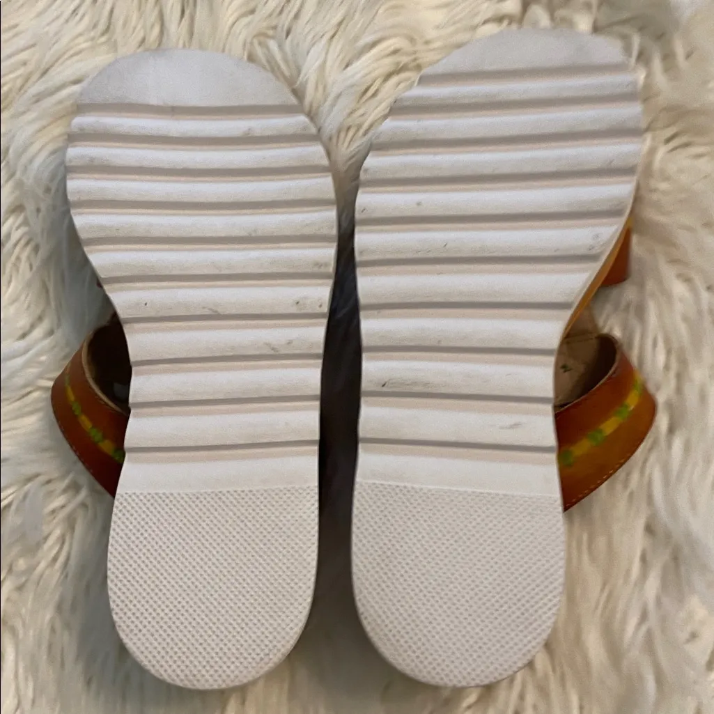 Spring Step  L'Artiste Multi Color Sandals size 39 (USA 8.5) leather material - Image 10