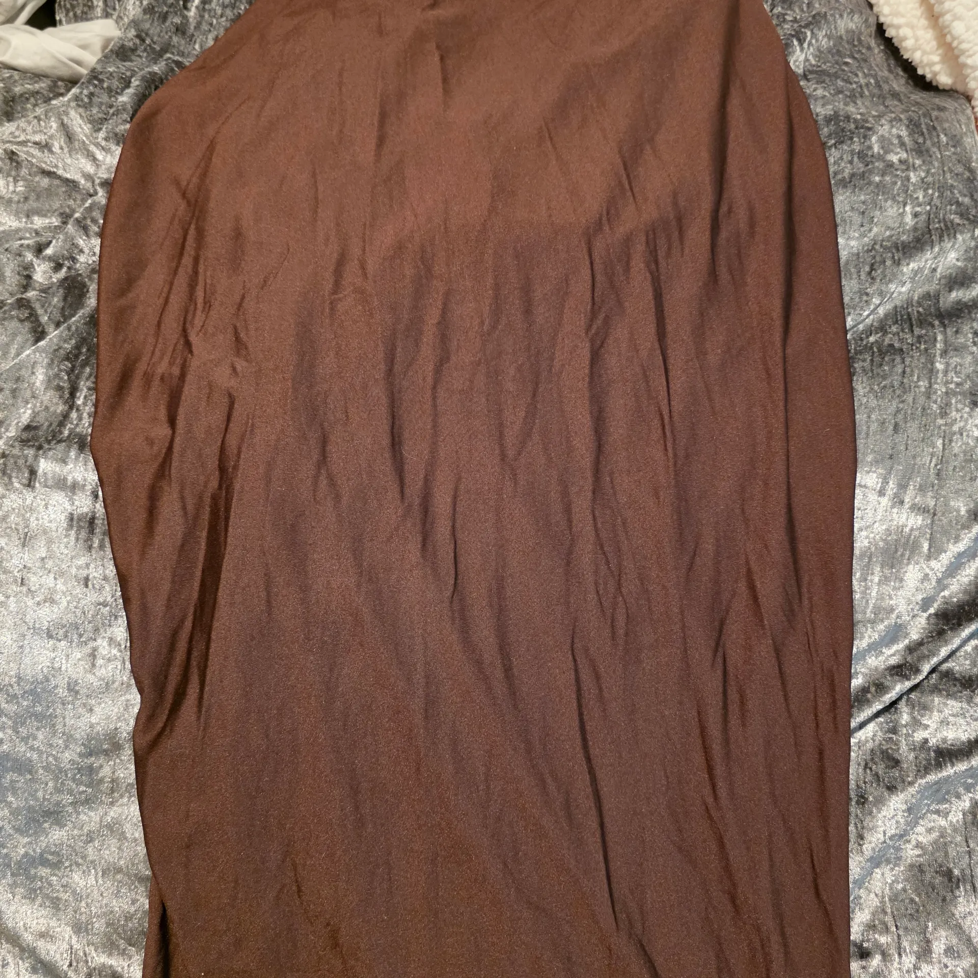 SHEIN Chocolate Brown Maxi Skirt - Image 3