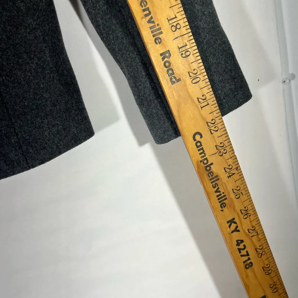 BANANA REPUBLIC WOMEN WOOL BLEND BLAZER/JACKET POCKET GRAY 10P PETITE PREOWN A96 - Image 15