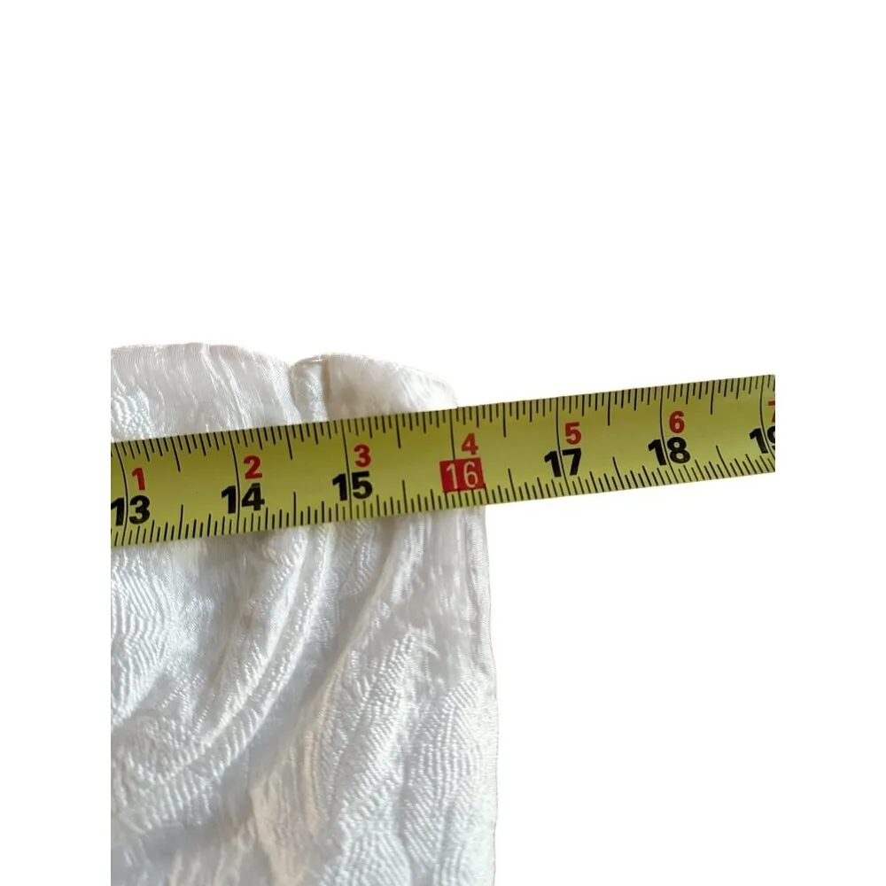 Lulus From this Day White Floral Jacquard Strapless Midi Dress Size L NWT Bridal Size L - Image 10