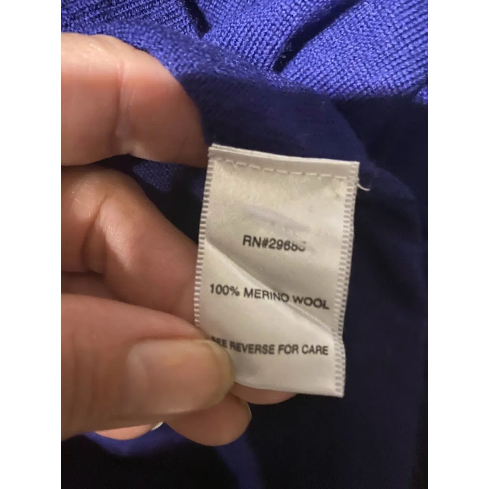 Pendleton  Royal Blue turtleneck XS - Image 4