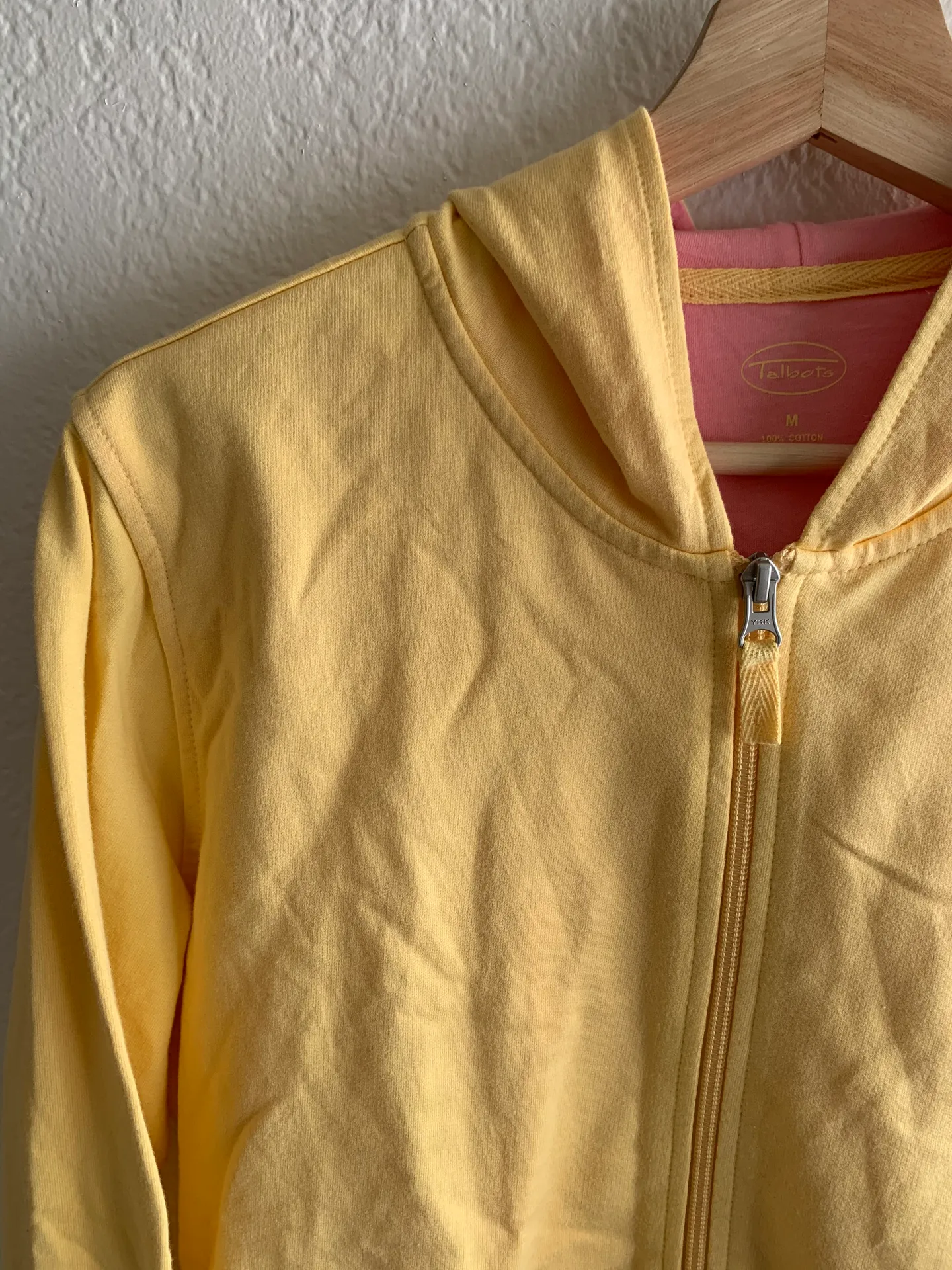 Talbots Yellow Zip up hoodie  - Image 3