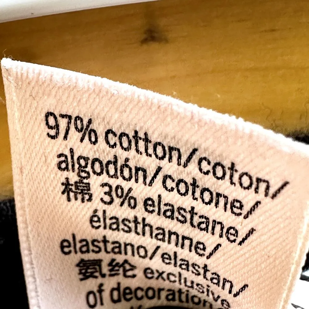 Victoria Secret Thermal Pajama Top V Neck Button Front Gingham Hearts Black S - Image 4