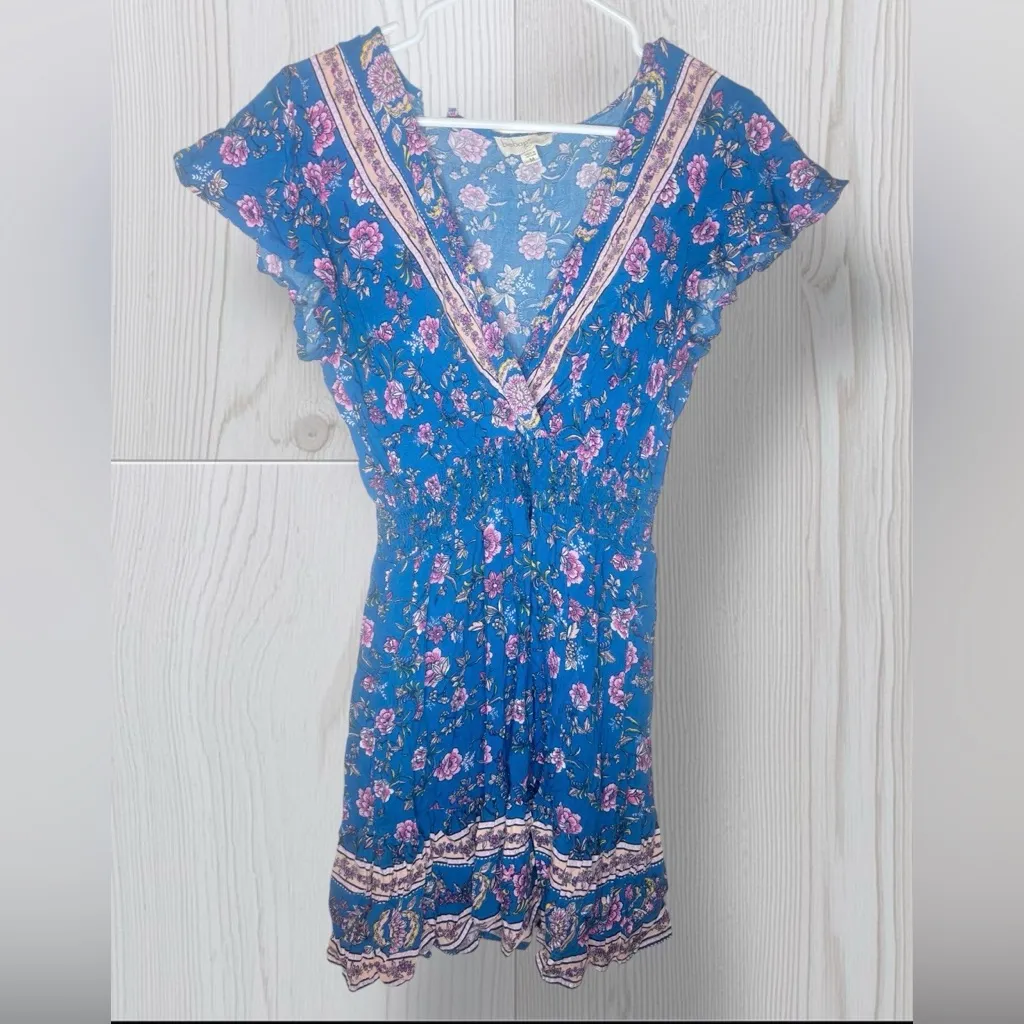 BEBOP Women’s Boho Style Floral Flowy Romper - Image 3