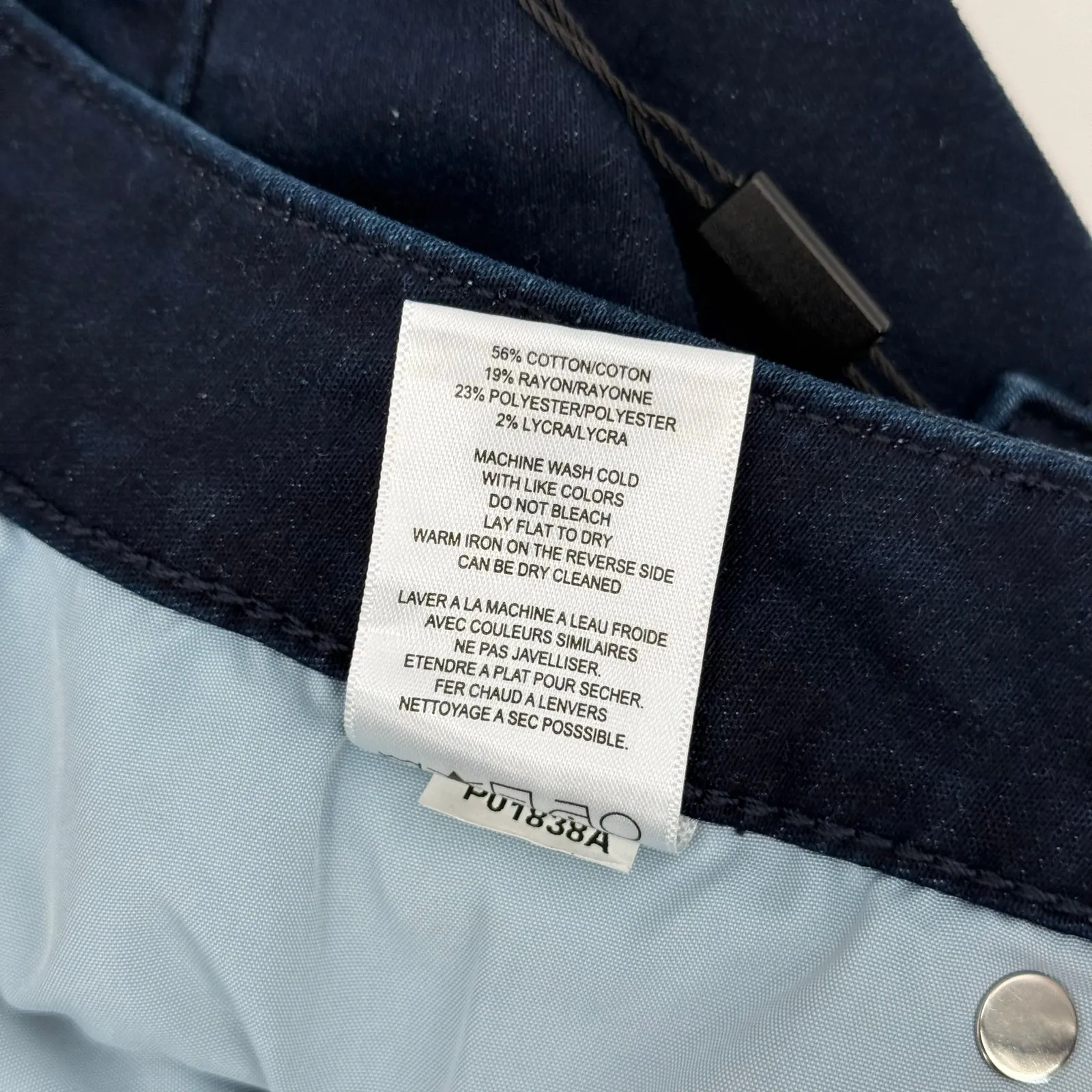 VIGOSS Denim Jeans SZ 26 Marley Mid Rise Flare Trouser NWT Cotton Stretch Indigo - Image 13