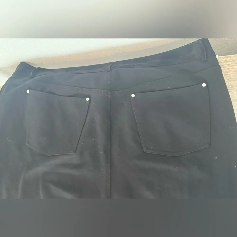 LAFAYETTE 148 Mercer Suede Leather Front Skinny Pants Black Rock Fall Chic 12 - Image 6