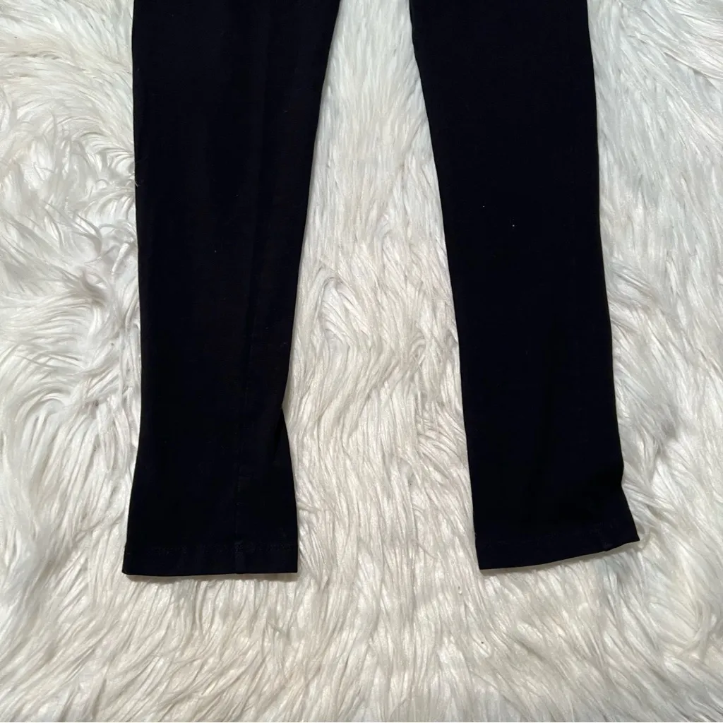 Abound Leggings Black Pull On Ankle Length Cotton M - Image 5