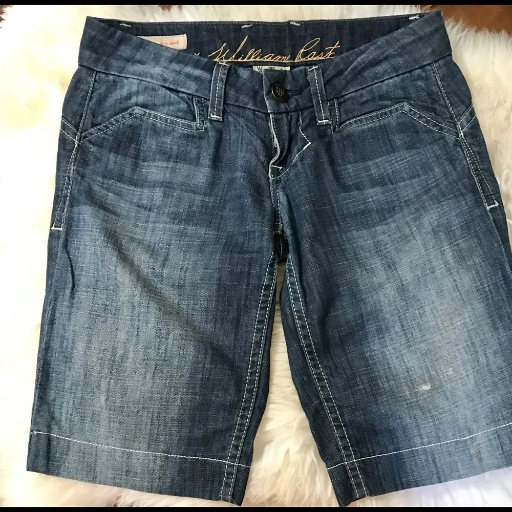 William Rast Lisa‎ Long Denim Shorts - Image 3