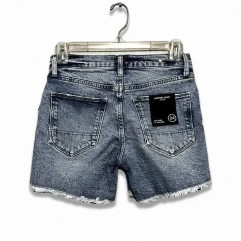 Earnest Sewn Denim Shorts Cut - Image 4