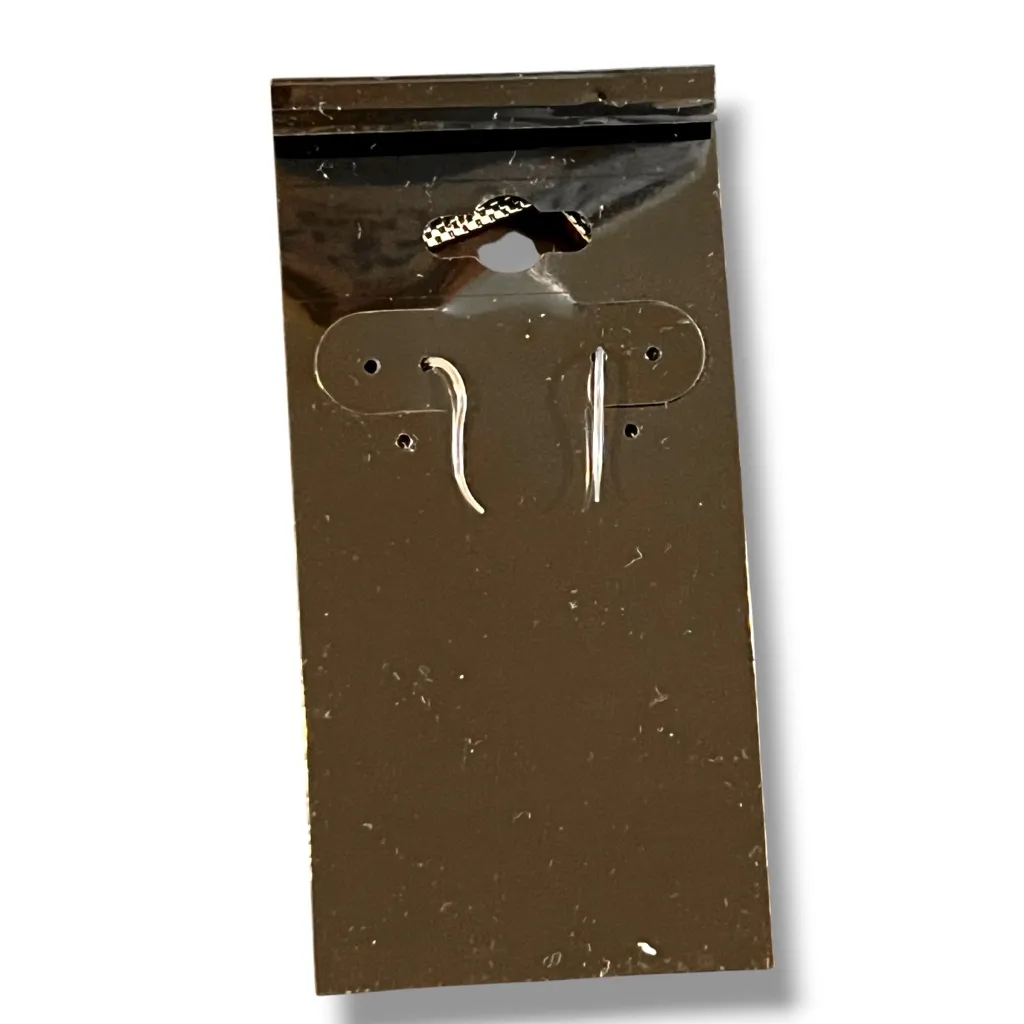 Hypoallergenic United States Army Dangle Earrings Plastic Hooks NEW! Patriotic Silver - Image 4