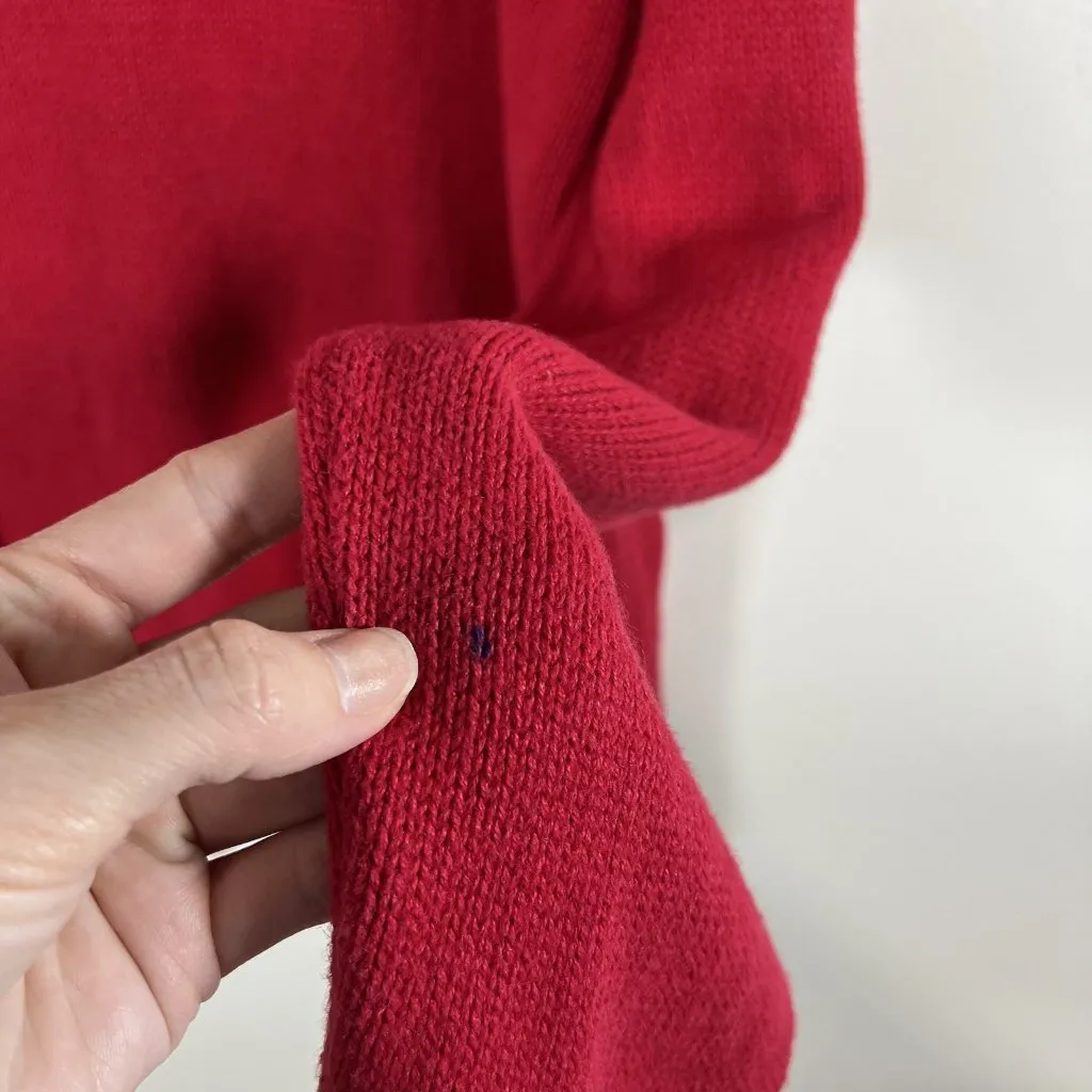 Vintage Tiara International Christmas reindeer full‎ zip sweater woman's size XL - Image 9