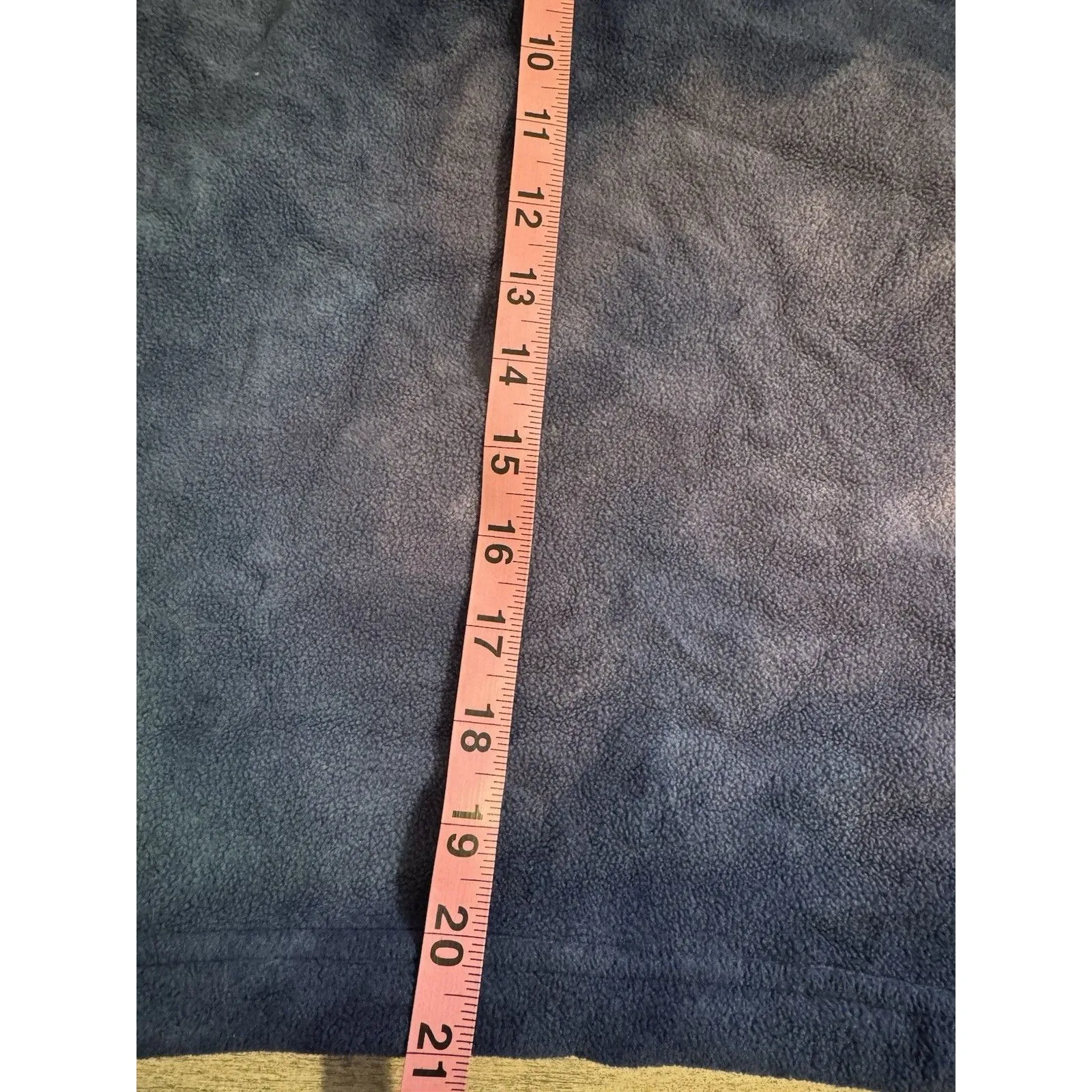 EUC Hollister Galaxy Fleece Blue Purple Tie Dye Quarter Zip Pullover Size Large - Image 6