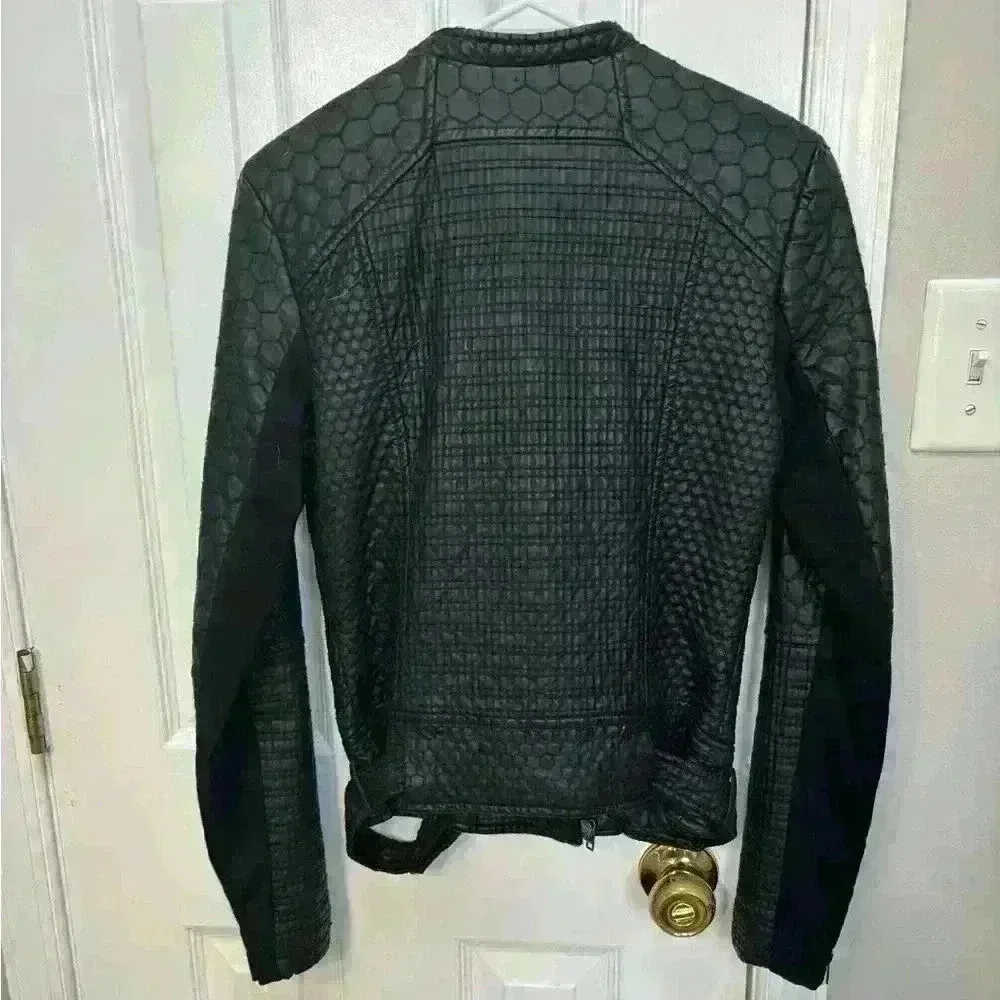 Love Token  Faux Leather Jacket Size XS EUC - Image 5