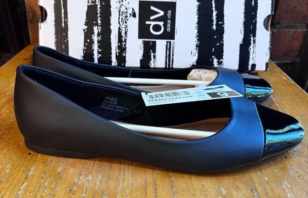 Dolce Vita womens Malanie ballet flats black 9 - Image 4
