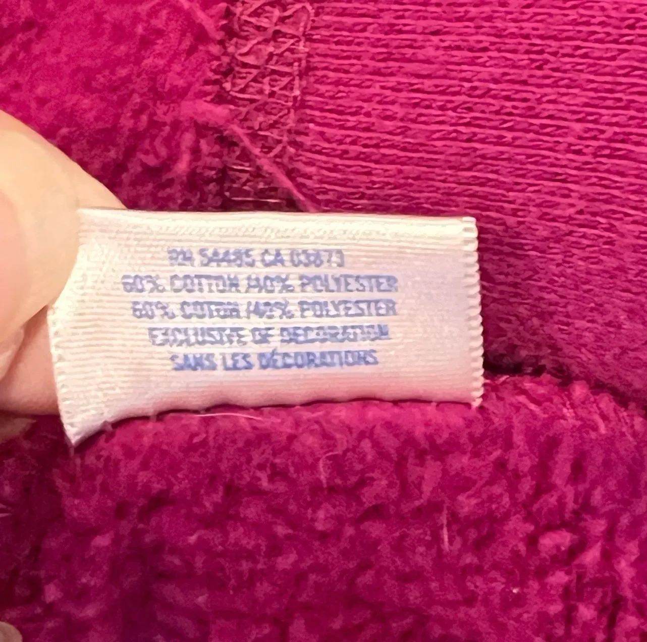 Aerie Hooded Belted Lounge Cardigan Fuchsia Pink Cotton Blend XL Cozy Warm A-1 - Image 5