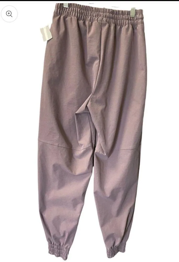 NWOT Nike Women Swoosh High Rise Woven Jogger Activewear Purple S spring $85 - Image 4