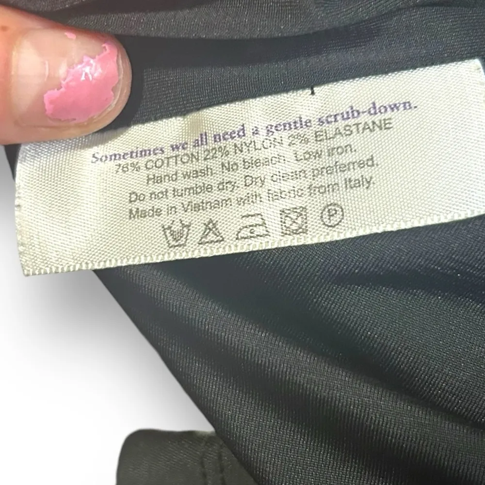 MM Lafleur Aditi Crackle Sleeveless Shift Career Dress 4 Business Casual Black - Image 9