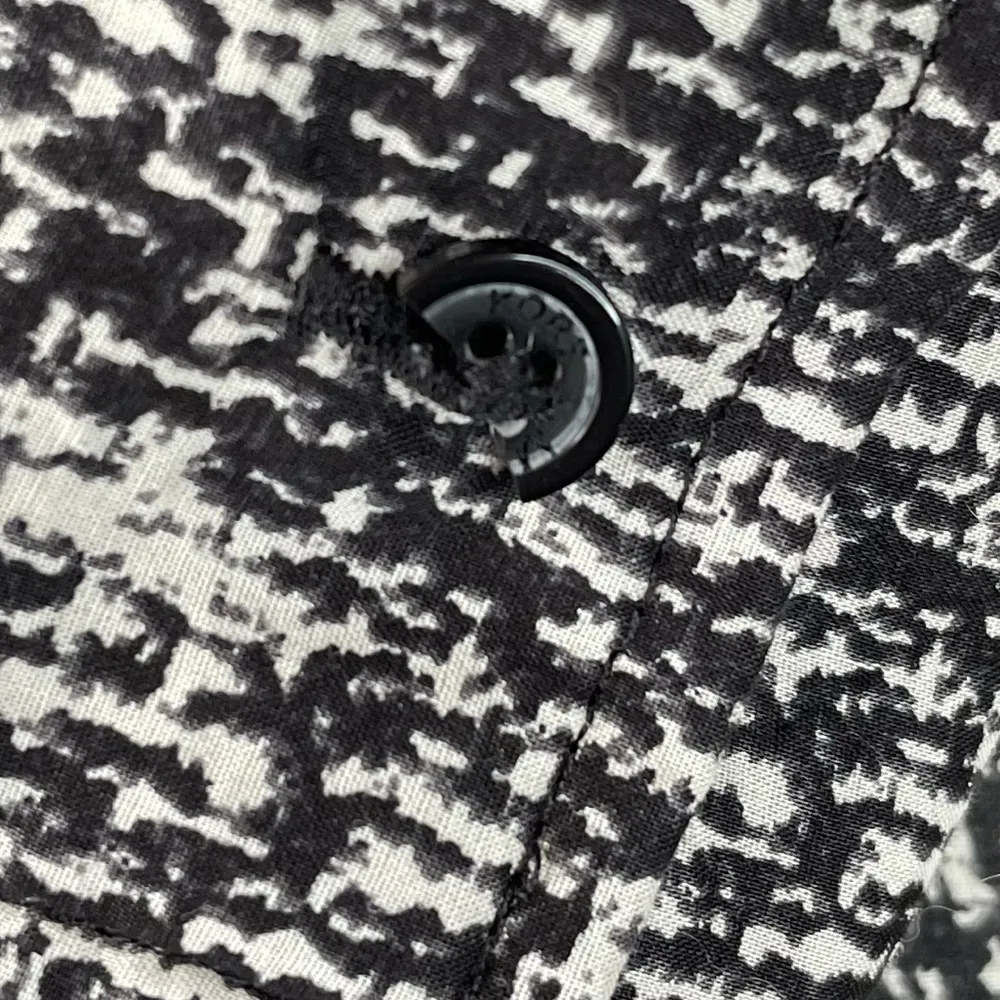 Michael Michael Kors Button Down Blouse, Black, 16 - Image 7