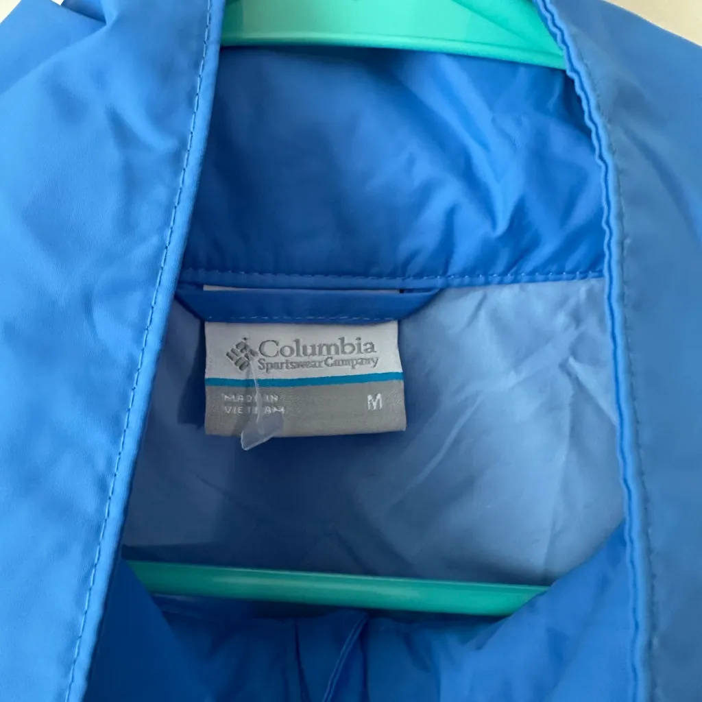 Columbia Switchback III Jacket Women's Size Medium Harbor Blue Hooded Packable M - Image 7