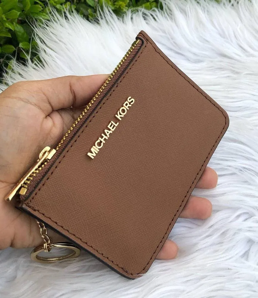 New Michael Kors Medium Jaycee  Backpack & Card Holder Keychain Set - Image 12