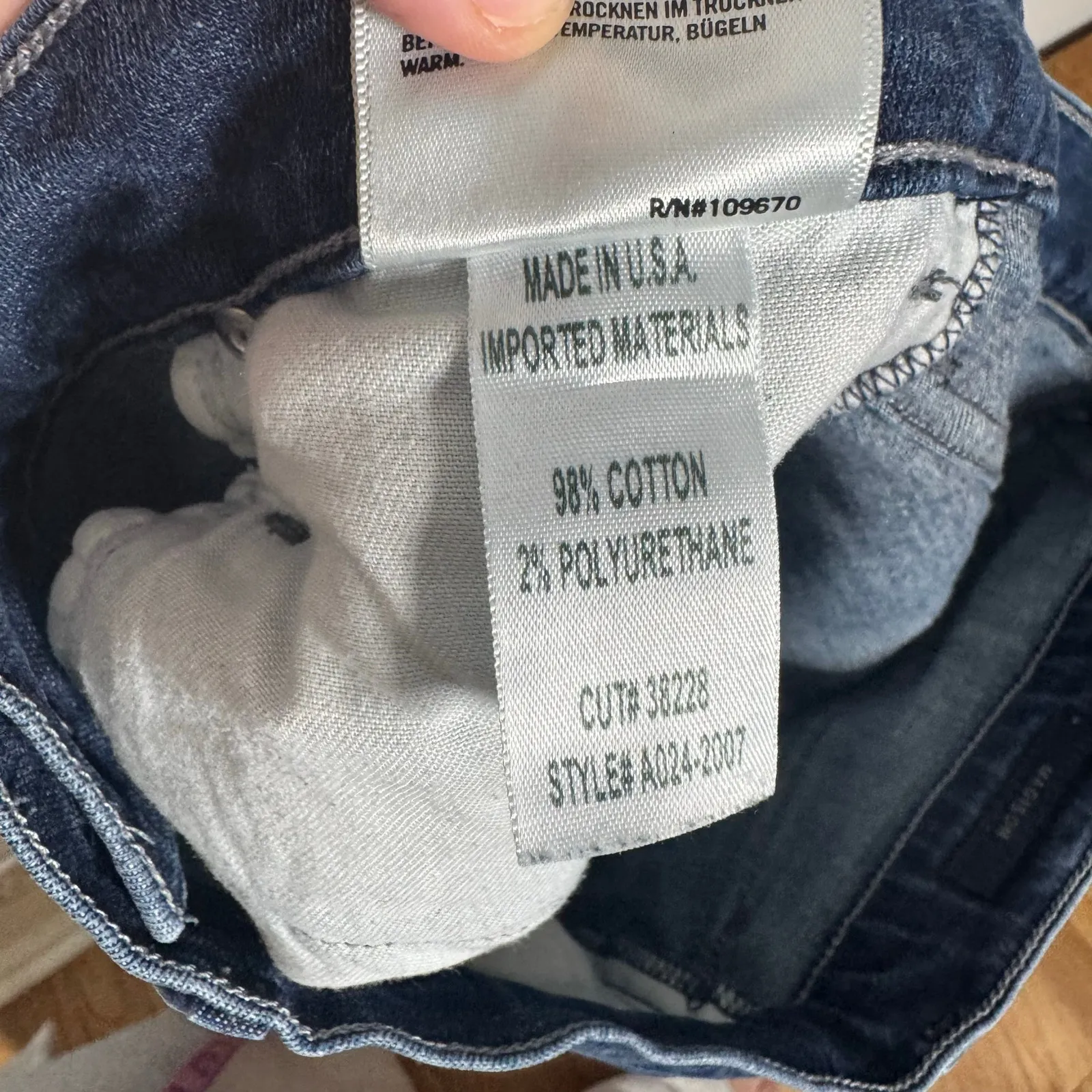 AGOLDE Madison Ultra 70s Flare Jeans Voyager Women 27 Blue Dark Wash Boho Y2K - Image 6