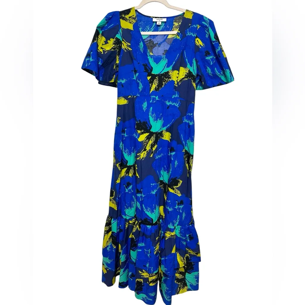Christopher John Rogers x target floral dress size 2 XS Blue - Image 8